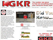 Tablet Screenshot of ilovegkr.com